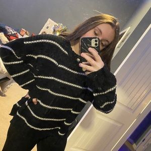 AE striped sweater